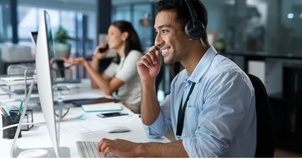 Bergen County computer support expert helping a local business with network troubleshooting
