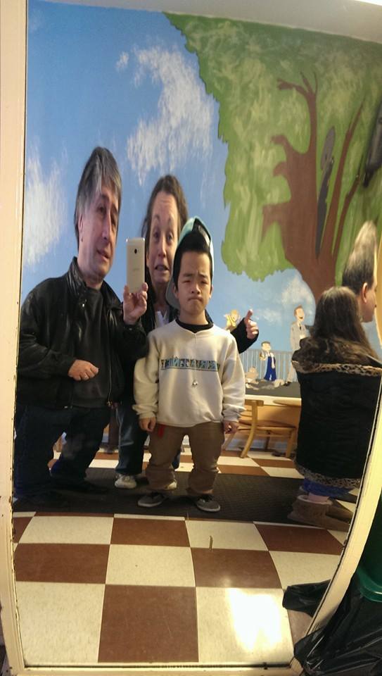 Fun House Mirror Selfie Fun House Mirror Thomas Sweet _Family