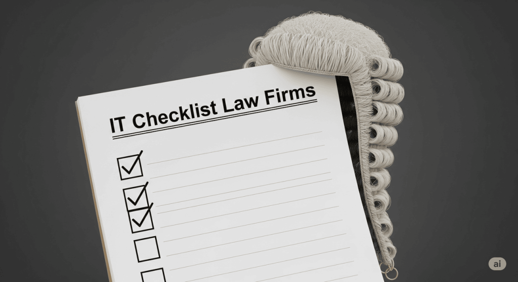 IT checklist for Law firms 